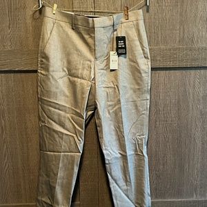 light grey mens slacks, size W28 L32, Slim fit